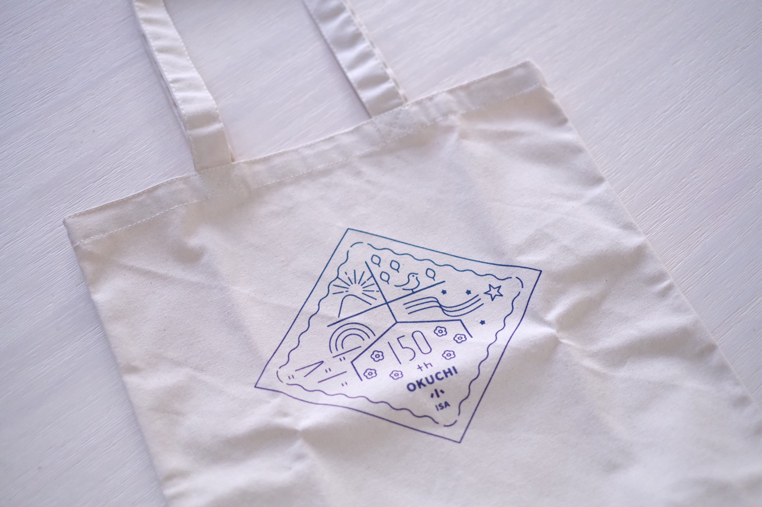 [大口小創立150周年グッズ]キャンバストート