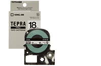 テプラカートリッジ　4・6・9・12mm　黒文字