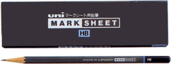 uniマークシート用鉛筆 　HB　12本
